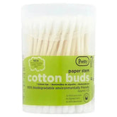 Pretty 100 Paper Stem Cotton Buds (Case of 12)  Adomoo